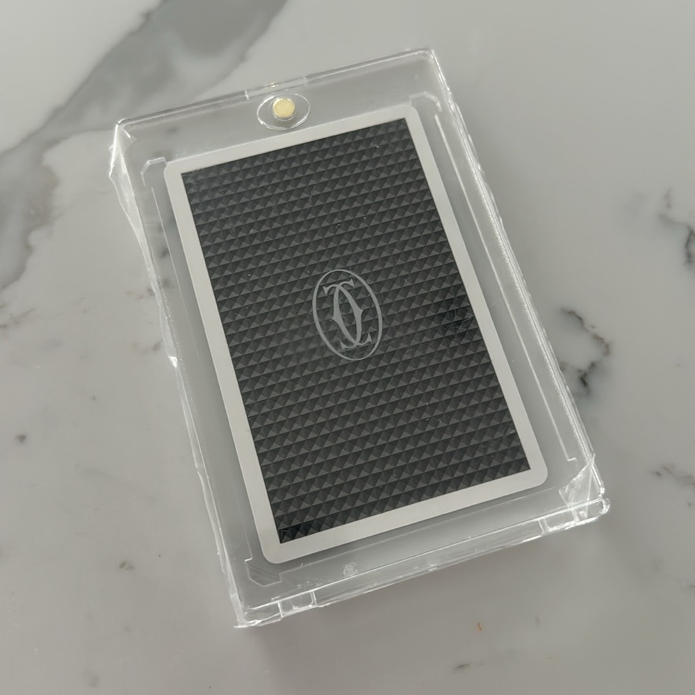 Cartier Playing Card Jack of Hearts in Display Case